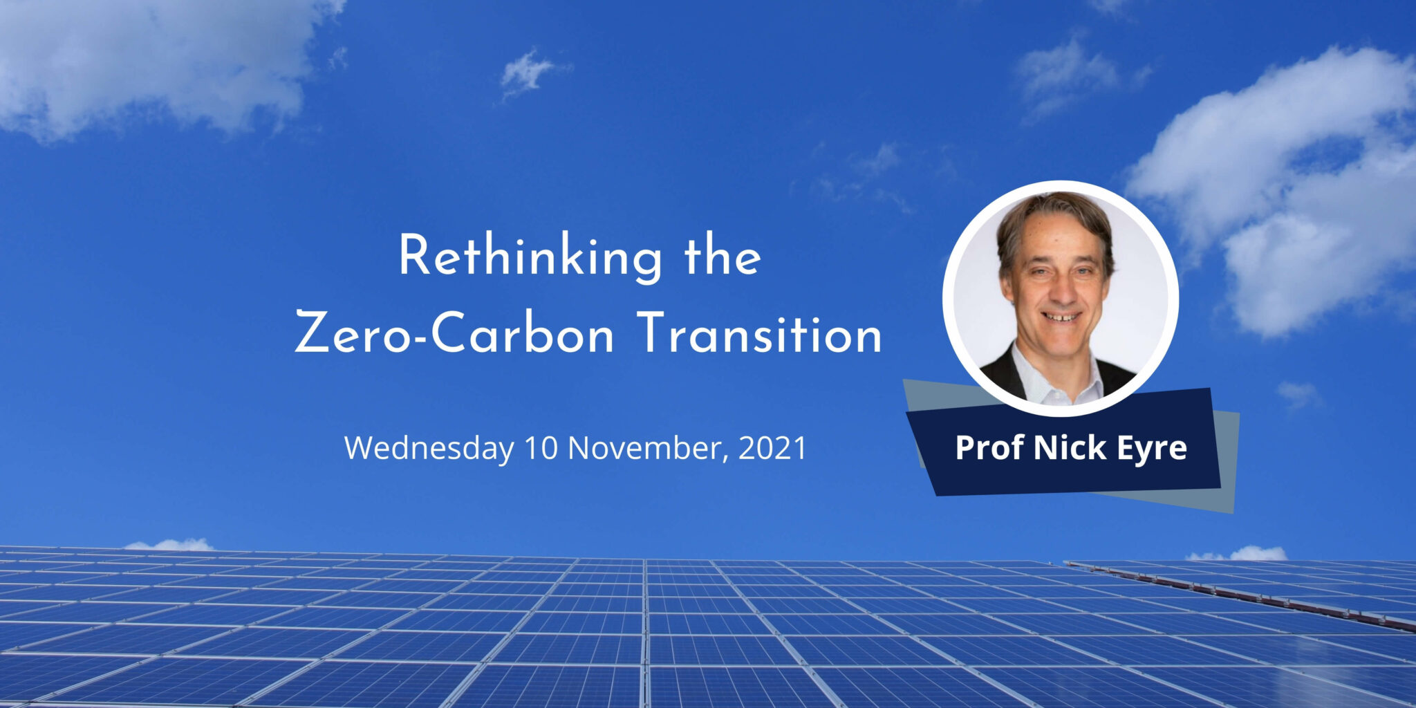 Rethinking the Zero-Carbon Transition | 10 November 2021 - Integrate
