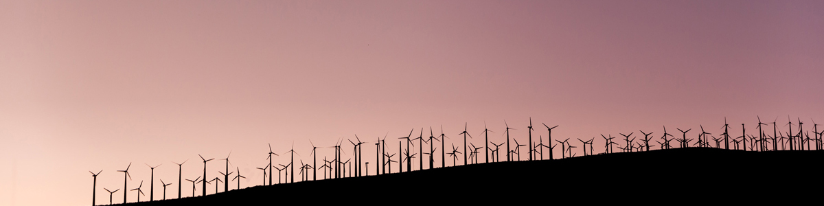 Sunset with wnd turbings Photo by Kai Gradert on Unsplash